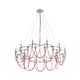 Triumph 24 Light Chandelier - Red Triumph 24 Light Chandelier - / Red