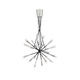 Zazu 20 Light Chandelier - Black / Chrome