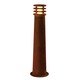 Rusty 40 /70 Exterior Bollard - Rusty Iron Rusty 40 /70 Exterior Bollard - Rusty Iron /