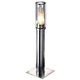 Nails Exterior Bollard - Stainless Steel / Clear / White
