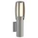 Alpa II Exterior Wall Sconce - Stone Grey / White