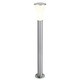 Alpa Cone 75 /100 Exterior Bollard - Silver Grey / White