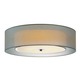 Puri Ceiling Flush Mount - Satin Nickel / Silver Organza Puri Ceiling Flush Mount - Satin Nickel / Silver Organza
