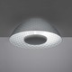 Cosmic Rotation Reflected Ceiling Flush Mount - White / Opal