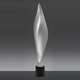 Cosmic Leaf Floor Lamp - Light Grey / Transparent