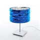 Aqua Cil Table Lamp - Steel / Polished Metallic Blue Aqua Cil Table Lamp - Steel / Polished Metallic Blue