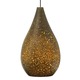 FreeJack LED Brulee Pendant - Satin Nickel / Brown