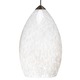 FreeJack LED Firefrit Pendant - Satin Nickel / White Frit FreeJack LED Firefrit Pendant - Satin Nickel / White Frit