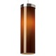 FreeJack LED Mini Hudson Pendant - Satin Nickel / Brown
