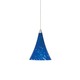 FreeJack LED Mini Melrose Pendant - Satin Nickel / Blue-Violet