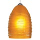 FreeJack LED Small Nest Pendant - Satin Nickel / Amber FreeJack LED Small Nest Pendant - Satin Nickel / Amber