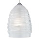FreeJack LED Small Nest Pendant - Satin Nickel / Frost White FreeJack LED Small Nest Pendant - Satin Nickel / Frost White