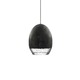 FreeJack LED Silver Glaze Pendant - Satin Nickel / Aqua / Clear