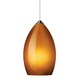 FreeJack LED Firefrost Pendant - Satin Nickel / Amber FreeJack LED Firefrost Pendant - Satin Nickel / Amber