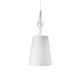 FreeJack LED Kiev Pendant - Satin Nickel / White / Clear FreeJack LED Kiev Pendant - Satin Nickel / White / Clear