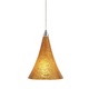 FreeJack LED Sugar Pendant - Satin Nickel / Amber