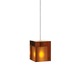 Kable Lite Cube Pendant - Satin Nickel / Amber Kable Lite Cube Pendant - Satin Nickel / Amber