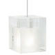 Kable Lite Cube Pendant - Satin Nickel / Frost Kable Lite Cube Pendant - Satin Nickel / Frost