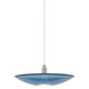 Kable Lite Diz Pendant - Satin Nickel / Steel Blue Kable Lite Diz Pendant - Satin Nickel / Steel Blue