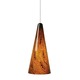 Kable Lite LED Mini Starry Night Pendant - Satin Nickel / Dark Amber Kable Lite LED Mini Starry Night Pendant - Satin Nickel / Dark Amber