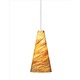 Kable Lite Mini Taza Pendant - Satin Nickel / Amber Kable Lite Mini Taza Pendant - Satin Nickel / Amber