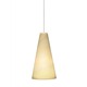 Kable Lite LED Mini Taza Pendant - Satin Nickel / Cream Kable Lite LED Mini Taza Pendant - Satin Nickel / Cream
