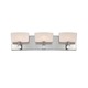 Toby Vanity Bath Bar - Chrome / White Opal Toby Vanity Bath Bar - Chrome / White Opal