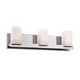 Sleek Vanity Bath Bar - Chrome / White Opal Sleek Vanity Bath Bar - Chrome / White Opal