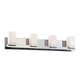 Sleek Vanity Bath Bar - Chrome / White Opal Sleek Vanity Bath Bar - Chrome / White Opal