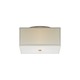 Chambers Ceiling Light - Satin Nickel / White Chambers Ceiling Light - Satin Nickel / White