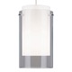 Echo Small Pendant Light - Satin Nickel / Smoke Echo Small Pendant Light - Satin Nickel / Smoke