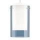 Echo Small Pendant Light - Satin Nickel / Steel Blue Echo Small Pendant Light - Satin Nickel / Steel Blue