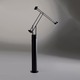 Tizio 35 with Floor Lamp Support - Black / Black