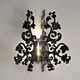 Anastacha Wall Sconce - Brushed Nickel / Black Anastacha Wall Sconce - Brushed Nickel / Black