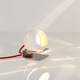 Bond Table Lamp - Nickel / White