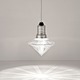 Kristal Prism Suspension - Chrome / Clear Kristal Prism Suspension - Chrome / Clear