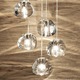 Mizu Multi Light Pendant - Brushed Nickel / Crystal Mizu Multi Light Pendant - Brushed Nickel / Crystal
