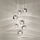Mizu Multi Light Pendant - Brushed Nickel / Crystal Mizu Multi Light Pendant - Brushed Nickel / Crystal