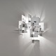 Untitled Wall Sconce - Inox / White