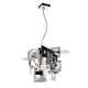 Untitled Suspension - Inox / White