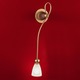 Rose Tulipe Wall Sconce - Gold / White Rose Tulipe Wall Sconce - Gold / White