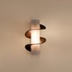 Solune Double Spiral Wall Sconce - Rust / White Solune Double Spiral Wall Sconce - Rust / White