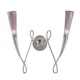 Virgins 2 Light Wall Sconce - Silver / Amethyst Virgins 2 Light Wall Sconce - Silver / Amethyst
