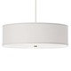TD Mulberry Pendant Light - Satin Nickel / White TD Mulberry Pendant Light - Satin Nickel / White