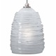 Small Nest 2KD Pendant Light - Satin Nickel / Frost White