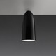 Nur 75 Gloss Ceiling Light - Polished Black / 