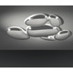 Skydro Non-Electrified Ceiling Light  - Polished Chrome / 