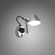 Tolomeo Micro Wall Spot Light with Switch - Aluminum / 