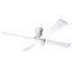 Ball Hugger Fan W/ Out Light - Gloss White / White