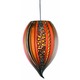 Amore Onion FJ Pendant - Satin Nickel / Amber Onion